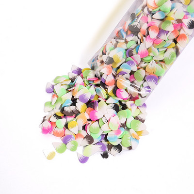 1000 kom/Pakiranje Glinena smola za punilo 3D Mix Sićušni plodovi Životinje Kriške listova Cvjetovi Polimerska glina za DIY ukrase za nokte od epoksidne smole