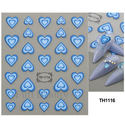 Metalno ogledalo leptir naljepnica za nokte holografski leptiri zvjezdice ljepljivi klizači omoti proljetni gel lak naljepnice FBJO-2251