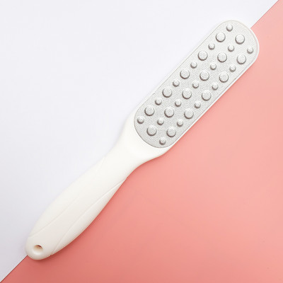 Pēdu vīle abpusēja pēdu rasp callus kukurūzas noņemšanas līdzeklis saplaisājušiem papēžiem, nerūsējošā tērauda profesionālie pēdu kopšanas pedikīra instrumenti