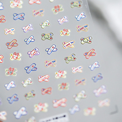 Rozā mirdzoša Aurora Shell Butterfly Nagu uzlīmes 3D nagu mākslas dizains Dekorācijas uzlīmes DIY Manikīrs Augsta kvalitāte