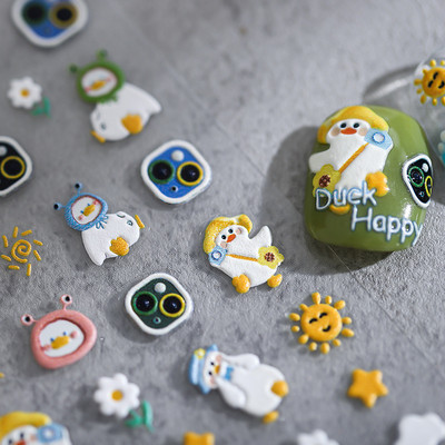 Rozā mirdzoša Aurora Shell Butterfly Nagu uzlīmes 3D nagu mākslas dizains Dekorācijas uzlīmes DIY Manikīrs Augsta kvalitāte