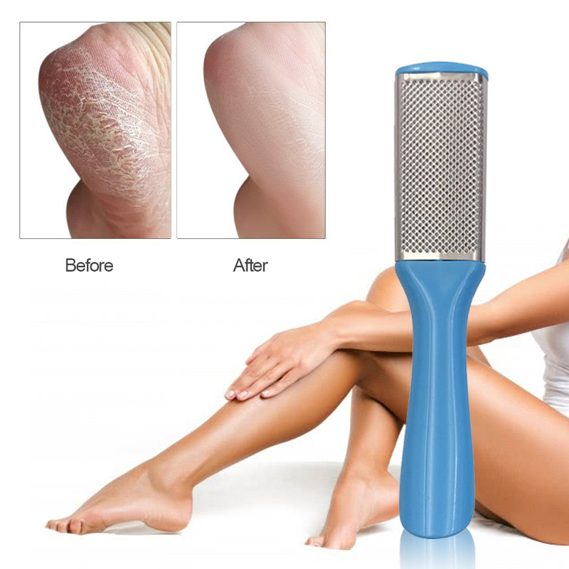Divpusēja pēdu vīle Rasp Profesionāla papēžu rīve Hard Dead Skin Callus Remover Pedikīra vīle pēdu rīve