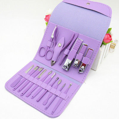 Комплект за маникюр Нокторезачки Инструменти ДомакинствоЗелена лъжица за уши Резачки за нокти Ножици Комплект за инструменти за маникюр