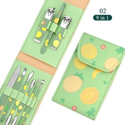 Pārnēsājamas nagu griešanas šķēres, nerūsējošā tērauda nagu griešanas ierīces, atmirušās ādas šķēres, knaibles, pedikīra nagi, dāvanu manikīra komplekts sievietēm