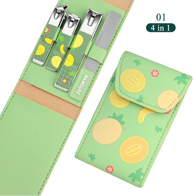 Pārnēsājamas nagu griešanas šķēres, nerūsējošā tērauda nagu griešanas ierīces, atmirušās ādas šķēres, knaibles, pedikīra nagi, dāvanu manikīra komplekts sievietēm