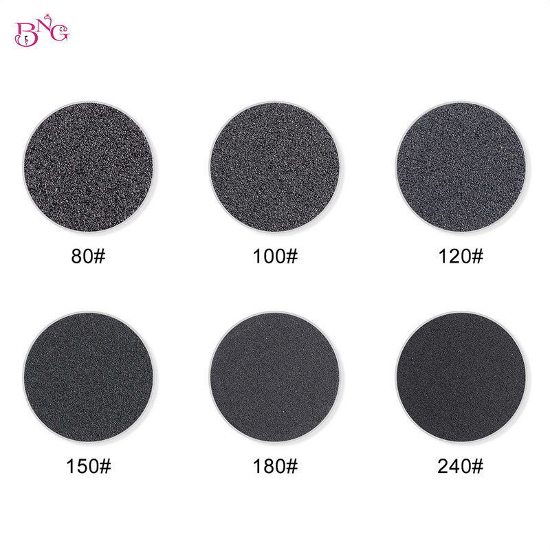 Set diskova za pedikuru stopala od 60 komada Zamjenjivi brusni papir za uklanjanje mrtve kože stopala Pametne mlaznice za pedikuru Profesionalne 25 mm