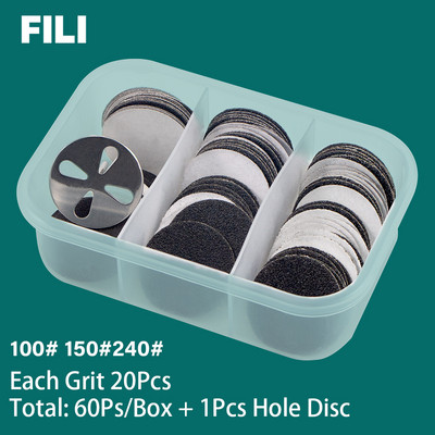 FILI pēdu sastingumu noņemšanas nomaināms slīppapīrs ar pedikīra diska elektrisko vīli pēdām un papēžiem Pēdas rasp vīles rīki