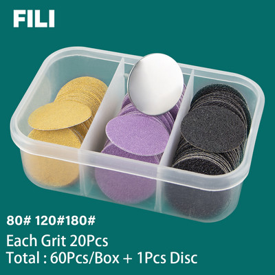 FILI pēdu sastingumu noņemšanas nomaināms slīppapīrs ar pedikīra diska elektrisko vīli pēdām un papēžiem Pēdas rasp vīles rīki