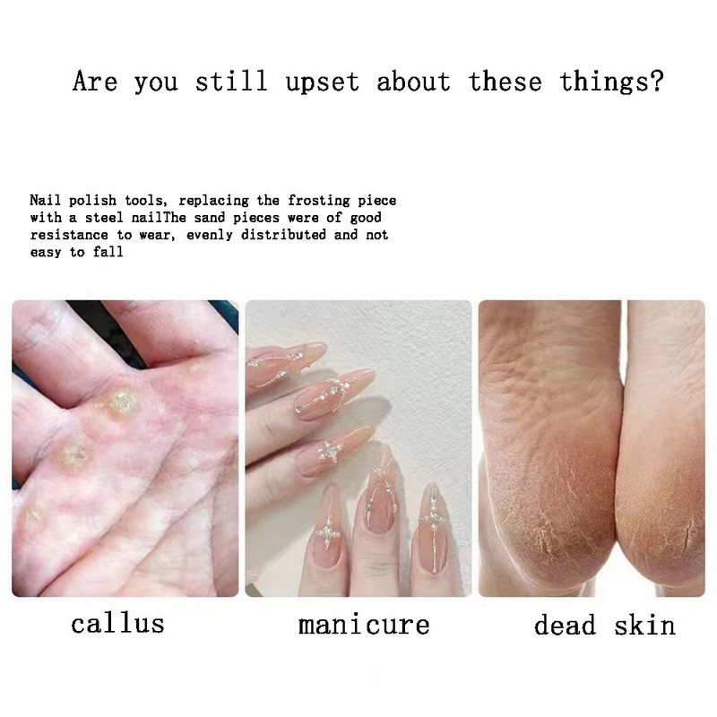 FILI pēdu sastingumu noņemšanas nomaināms slīppapīrs ar pedikīra diska elektrisko vīli pēdām un papēžiem Pēdas rasp vīles rīki