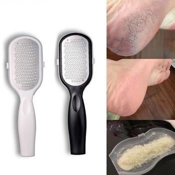 Heel Cocoon Scraper Dead Skin Remove Pedicure Foot Callus File With Lid Foot Care Многократно използваем инструмент за ексфолиране от неръждаема стомана