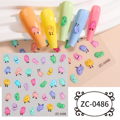 Sjajni rep sirene, dijamantni biser, naljepnica za nokte Zlatni metalni okvir, kristalno drago kamenje, tetovaža, ukrasi za nokte u korejskom stilu FBZC-0458