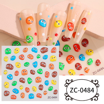 Sjajni rep sirene, dijamantni biser, naljepnica za nokte Zlatni metalni okvir, kristalno drago kamenje, tetovaža, ukrasi za nokte u korejskom stilu FBZC-0458