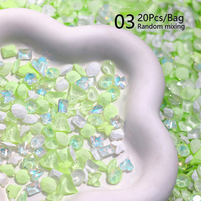 50gab./komplektā Mini plakana dibena nagu Rhinestones mirdzoši sudraba kristāla nagu dekori DIY materiāls nagu mākslas šarmu aksesuāri