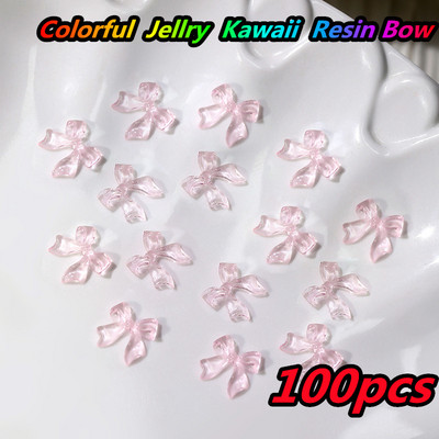 10 gab. Karikatūra Aurora Bear nagu piekariņi, 3D Kawaii Bear nagu mākslas dekori, DIY Aurora Resin Bear manikīra piederumi