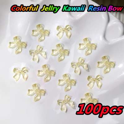 10 gab. Karikatūra Aurora Bear nagu piekariņi, 3D Kawaii Bear nagu mākslas dekori, DIY Aurora Resin Bear manikīra piederumi