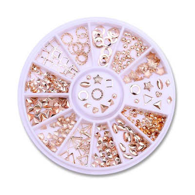 Nail Art Rhinestones Half Round Pearl Bead Μικτό μέγεθος Λευκό μισό στρογγυλό Flatback μαργαριτάρια για DIY διακόσμηση Πέτρες με χάντρες νυχιών