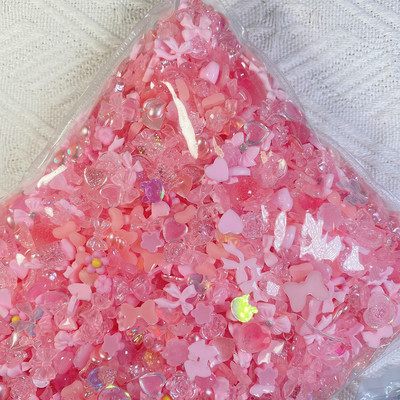 50 buc. Forme amestecate aleatoriu Brelocuri pentru unghii din rășină Bijuterii Funda 3D cu flori pentru decorațiuni pentru unghii Piese Articole pentru manichiură Accesorii Kawaii