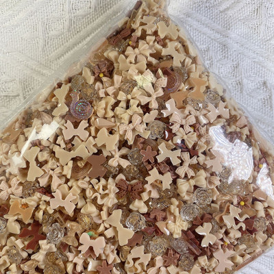 50 buc. Forme amestecate aleatoriu Brelocuri pentru unghii din rășină Bijuterii Funda 3D cu flori pentru decorațiuni pentru unghii Piese Articole pentru manichiură Accesorii Kawaii