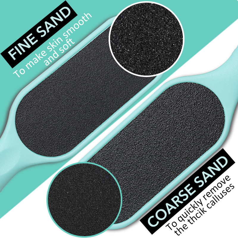 Pēdu Rasp Profession Divpusējs pedikīrs Pēdu Rasp Vīles kutikulas tīrīšanas līdzeklis Pēdu veselības kopšana cietai atmirušai ādai Atslāņošanās līdzeklis