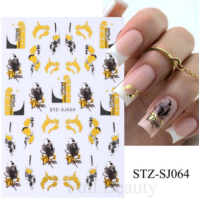 Desen animat 3D drăguț pisică unghii autocolante pentru copii Kawaii cățeluș câine graffiti animale serie noua nail art tatuaj design manichiură decal