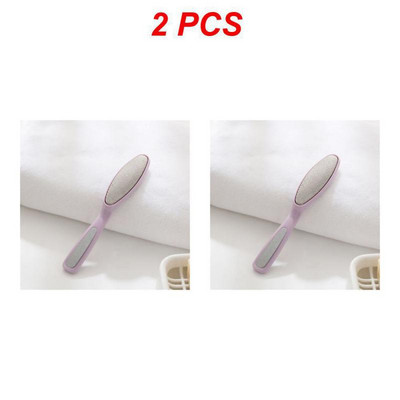 1 ~ 4 gab pēdas vīle nerūsējošā tērauda pēdu rasp ar plastmasas rokturi Callus Dead Skin noņemšanas līdzeklis pedikīra rīks pēdu kopšanas rīks