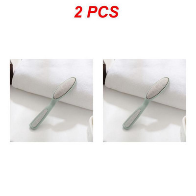 1 ~ 4 gab pēdas vīle nerūsējošā tērauda pēdu rasp ar plastmasas rokturi Callus Dead Skin noņemšanas līdzeklis pedikīra rīks pēdu kopšanas rīks