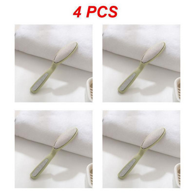 1 ~ 4 gab pēdas vīle nerūsējošā tērauda pēdu rasp ar plastmasas rokturi Callus Dead Skin noņemšanas līdzeklis pedikīra rīks pēdu kopšanas rīks