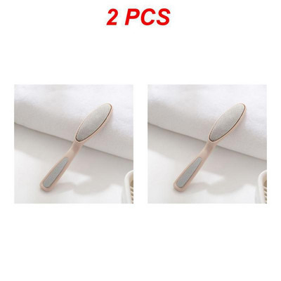 1 ~ 4 gab pēdas vīle nerūsējošā tērauda pēdu rasp ar plastmasas rokturi Callus Dead Skin noņemšanas līdzeklis pedikīra rīks pēdu kopšanas rīks