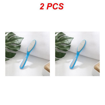 1 ~ 4 gab pēdas vīle nerūsējošā tērauda pēdu rasp ar plastmasas rokturi Callus Dead Skin noņemšanas līdzeklis pedikīra rīks pēdu kopšanas rīks