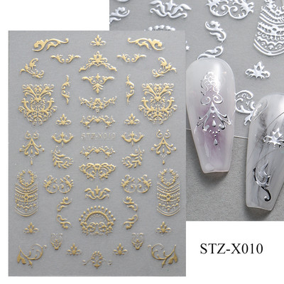 3D Kawaii dinozauru nagu uzlīmes multfilmas anime Dzīvnieki pašlīmējošā uzlīme Jauka dizaina slīdņi manikīra dekoru aksesuāri