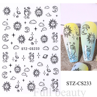 3D Kawaii dinozauru nagu uzlīmes multfilmas anime Dzīvnieki pašlīmējošā uzlīme Jauka dizaina slīdņi manikīra dekoru aksesuāri