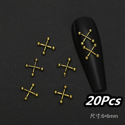 20 buc. Decor pentru unghii cu fluture goale din aliaj, 10*11 mm, auriu, argintiu, metal, farfurii pentru unghii, piese pentru fluture de Ziua Îndrăgostiților.