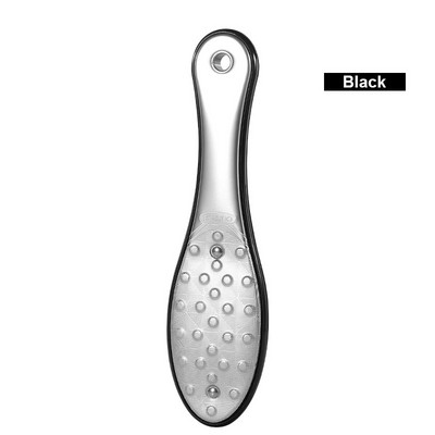 1PC Divpusējs nerūsējošā tērauda pēdu rasp asināmais pedikīra rīks pēdas vīlei Callus Dead Skin noņemšanas līdzeklis pedikīram pēdu kopšanas rīki