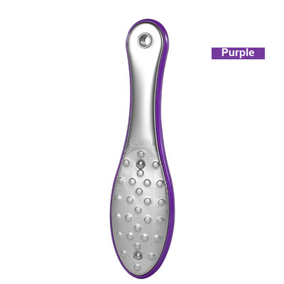 1PC Divpusējs nerūsējošā tērauda pēdu rasp asināmais pedikīra rīks pēdas vīlei Callus Dead Skin noņemšanas līdzeklis pedikīram pēdu kopšanas rīki