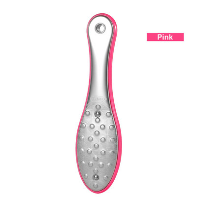 1PC Divpusējs nerūsējošā tērauda pēdu rasp asināmais pedikīra rīks pēdas vīlei Callus Dead Skin noņemšanas līdzeklis pedikīram pēdu kopšanas rīki
