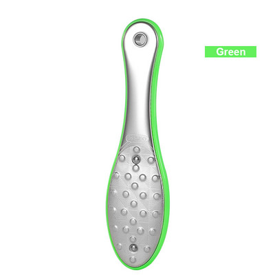 1PC Divpusējs nerūsējošā tērauda pēdu rasp asināmais pedikīra rīks pēdas vīlei Callus Dead Skin noņemšanas līdzeklis pedikīram pēdu kopšanas rīki