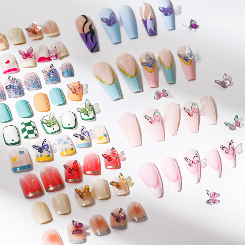 20GAB 3D nagu tauriņš pasaku rotaslietas tīmekļa slavenību šarmu sveķu urbis akrila nagu dekorēšana kalnu kristāla DIY manikīra piederumi