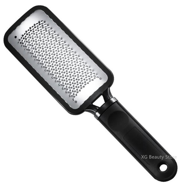 1PC crna dvostrana turpija za stopala ribež za pete za noge pedikura rašpica za uklanjanje metalni piling manikura alati za nokte profesionalni