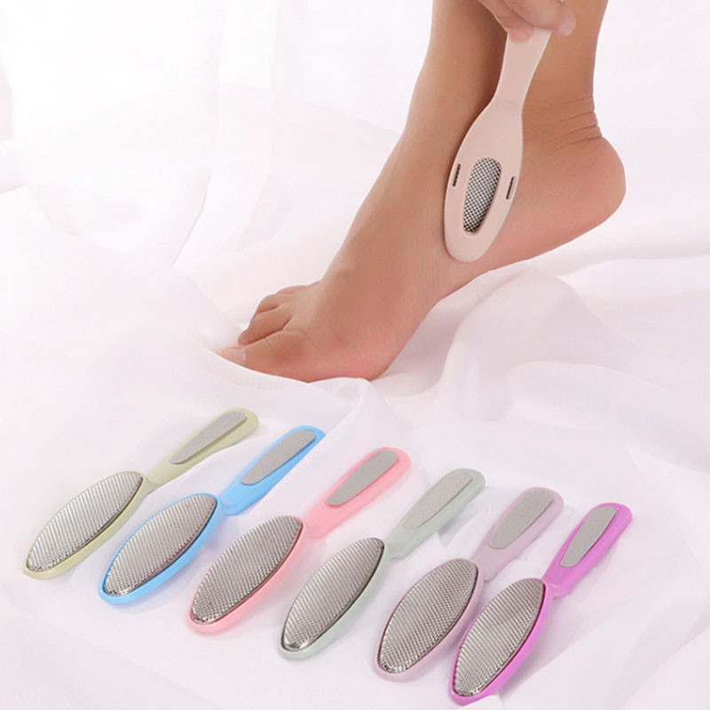 Foot Rasp Profesionāla divpusēja pēdas vīle Rasp Hard Dead Skin Callus Remover Pedikīra vīle pēdu papēžu rīve Kāju kopšanas rīki