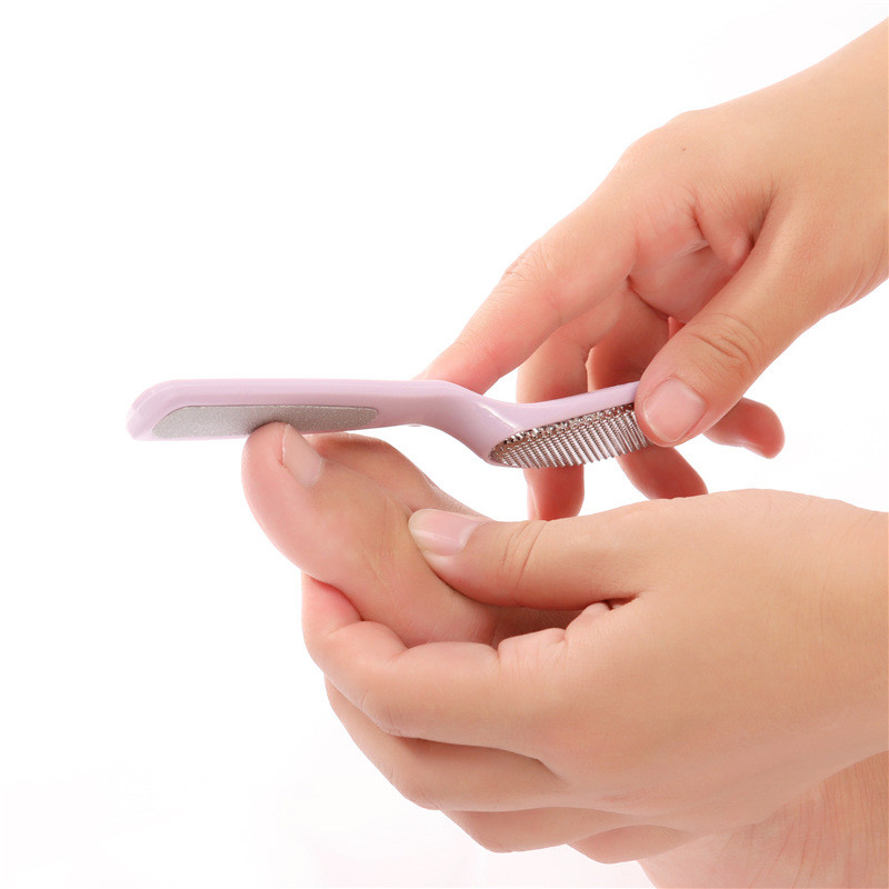 Foot Rasp Profesionāla divpusēja pēdas vīle Rasp Hard Dead Skin Callus Remover Pedikīra vīle pēdu papēžu rīve Kāju kopšanas rīki