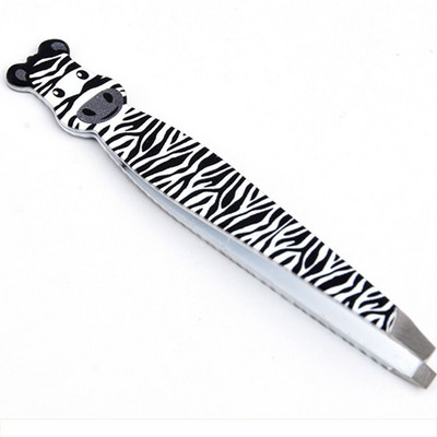 Jauki uzacu pincetes multfilmas dzīvnieki Matu noņemšana Skropstu lokotājs nerūsējošā tērauda daudzfunkcionālie uzacu klipši sievietēm