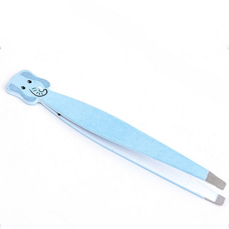 Jauki uzacu pincetes multfilmas dzīvnieki Matu noņemšana Skropstu lokotājs nerūsējošā tērauda daudzfunkcionālie uzacu klipši sievietēm