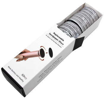 60 τεμ/κιβώτιο δίσκοι γυαλόχαρτου για ηλεκτρικό λίμα ποδιών Callus Dead Skin Remover Foot Scrub Επαγγελματικά εργαλεία λείανσης με χαρτί πεντικιούρ