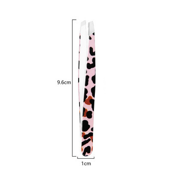 Нова пинсета за леопардови мигли Свръхтвърда пинсета от неръждаема стомана 3D обем Прецизна високопрецизна антистатична щипка за удължаване на мигли