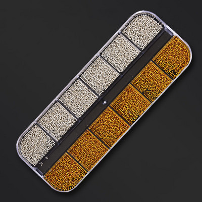 12 režģa/kastītes jaukta dizaina metāla piekariņi 3D zelta/sudraba Micro Reviet/kristāla nagu mākslas rotājumi vasaras manikīra aksesuāriem