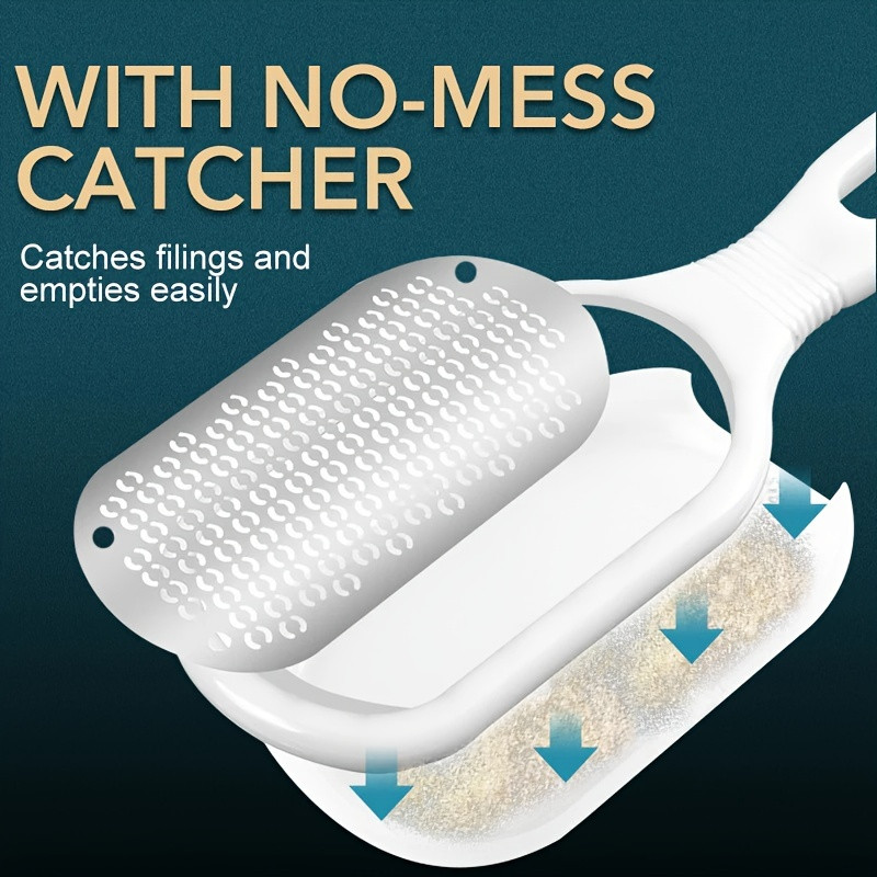 1 darabos Foot Rasp lábreszelő és bőrkeményedés eltávolító, a legjobb lábápoló pedikűr fémfelületi eszköz a kemény bőr eltávolítására, használható B felületen