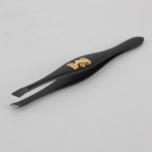 Karikatūra Cat Pattern Forma Matu plūcēji Black Spray Krāsa Uzacu apgriešana Skūšanās Īpaši plānas skropstu pincetes grima komplekti