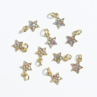 100/10gab 3D sakausējuma luksusa sudraba zvaigžņu nagu piekariņi dobi pīrsingi, piekaramie rotaslietas nagu mākslas rotājumi, DIY kulonu manikīrs