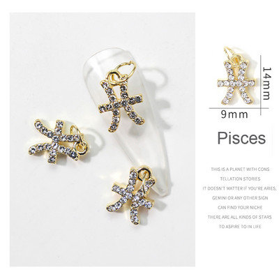 100/10gab 3D sakausējuma luksusa sudraba zvaigžņu nagu piekariņi dobi pīrsingi, piekaramie rotaslietas nagu mākslas rotājumi, DIY kulonu manikīrs