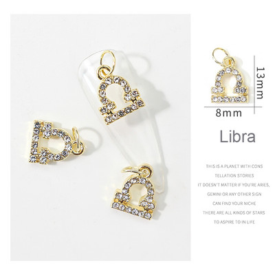 100/10gab 3D sakausējuma luksusa sudraba zvaigžņu nagu piekariņi dobi pīrsingi, piekaramie rotaslietas nagu mākslas rotājumi, DIY kulonu manikīrs